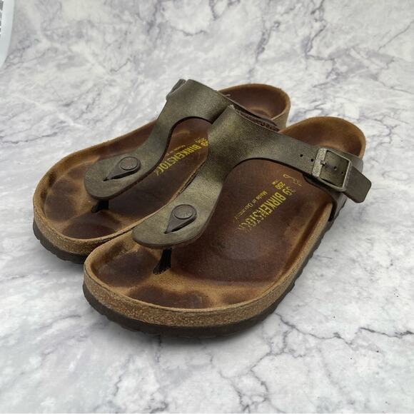 Birkenstock, Gizeh Leather Corkbed Sandals. Size 39. Excellent condition! - Picture 1 of 6